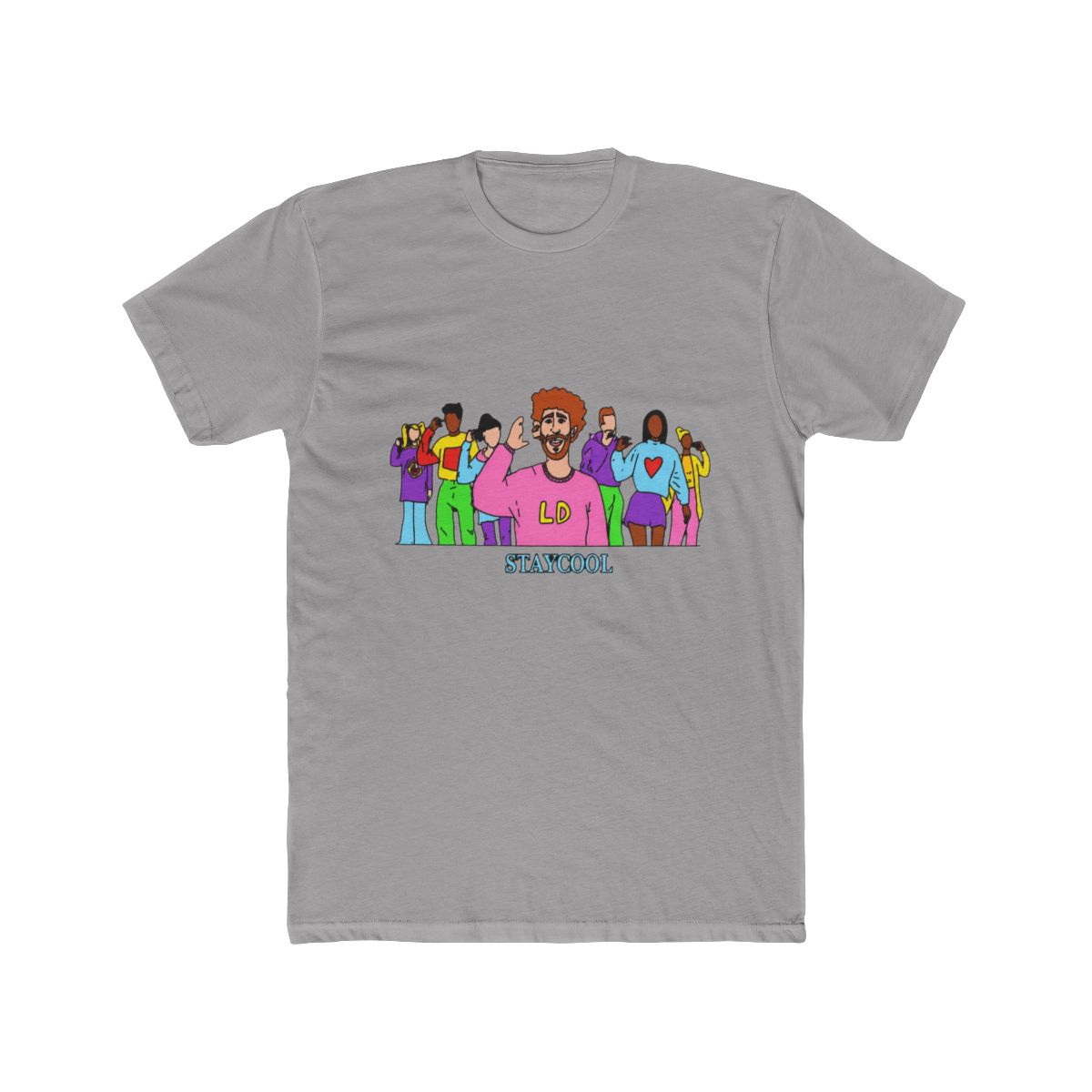 Lil Dicky Merch Staycoolnyc Crowd Tee - Merchip8