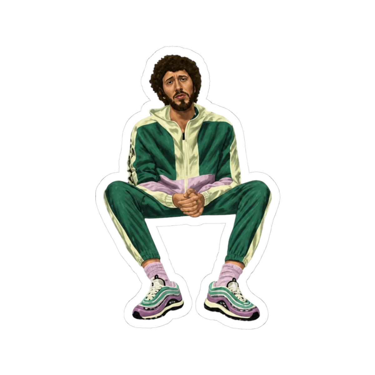 Hi I'm dave Sticker | Lil Dicky - Official stickers merchandise